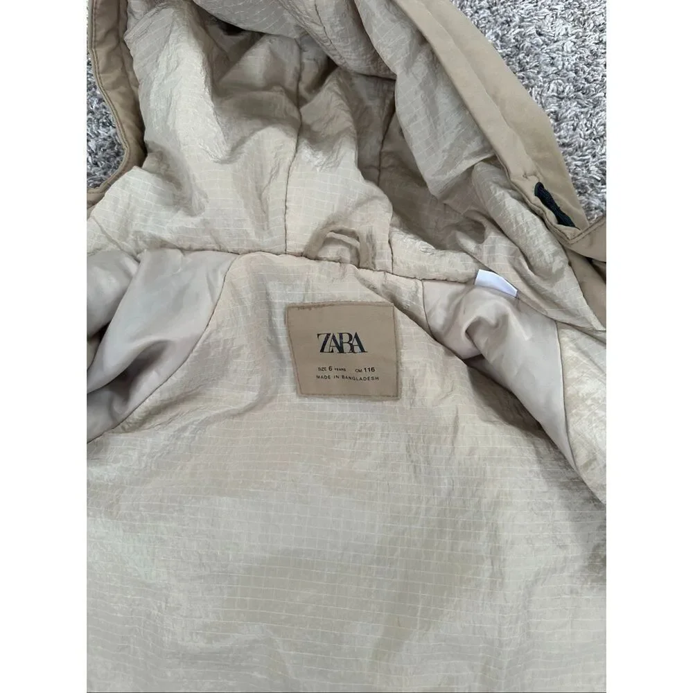 zara unisex kids boys jacket bundle black denim, tan rain jacket hoodies 5-6